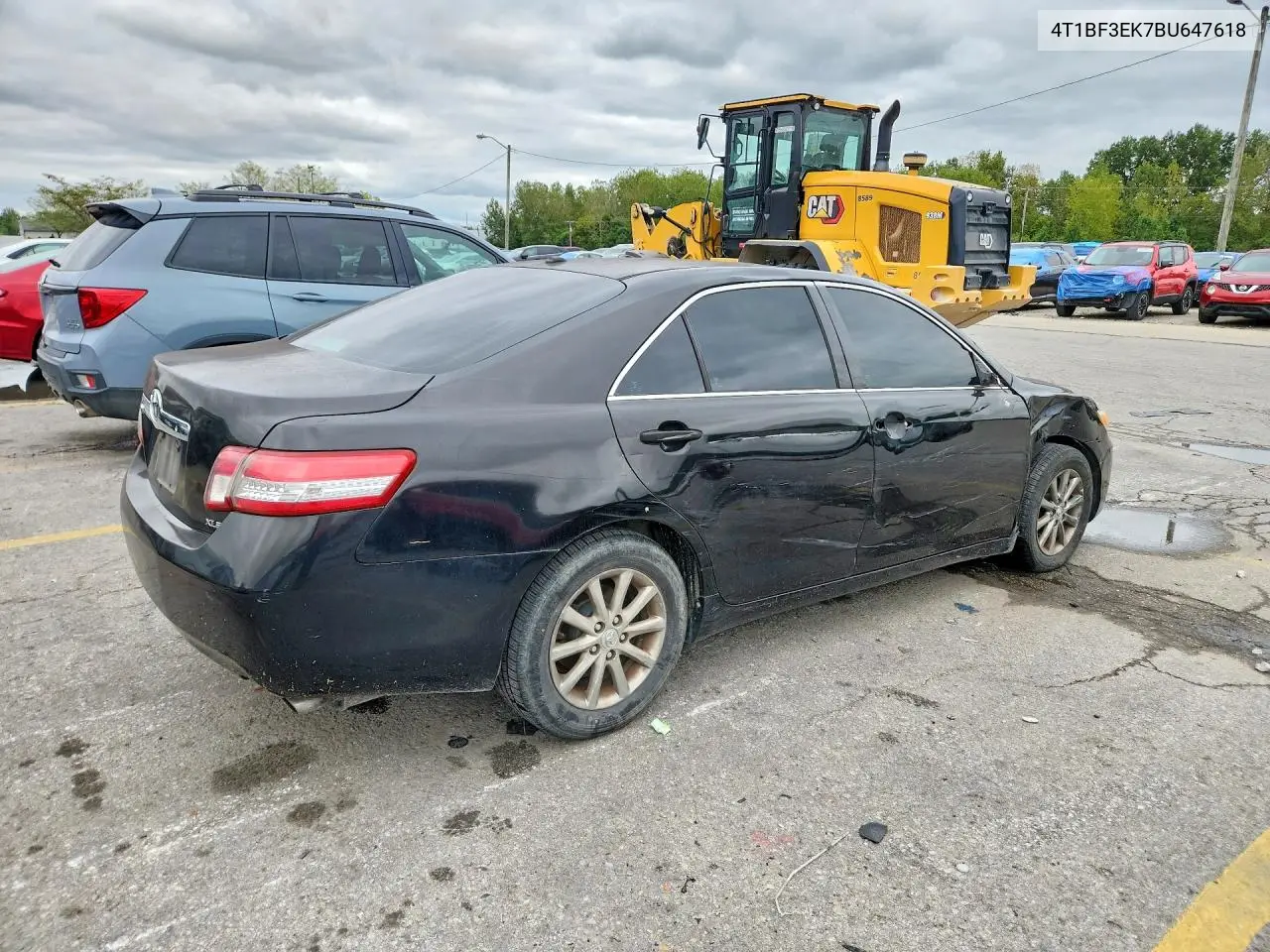 2011 TOYOTA CAMRY VIN 4T1BF3EK7BU647618 — фото 3