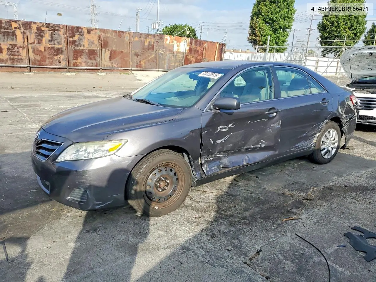 TOYOTA CAMRY 2011, VIN 4T4BF3EK0BR166471