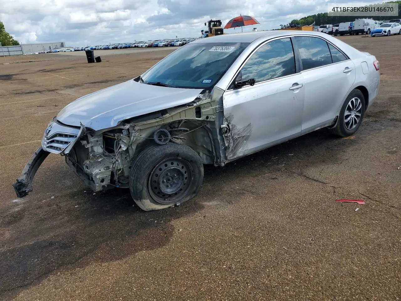 TOYOTA CAMRY 2011, VIN 4T1BF3EK2BU146670