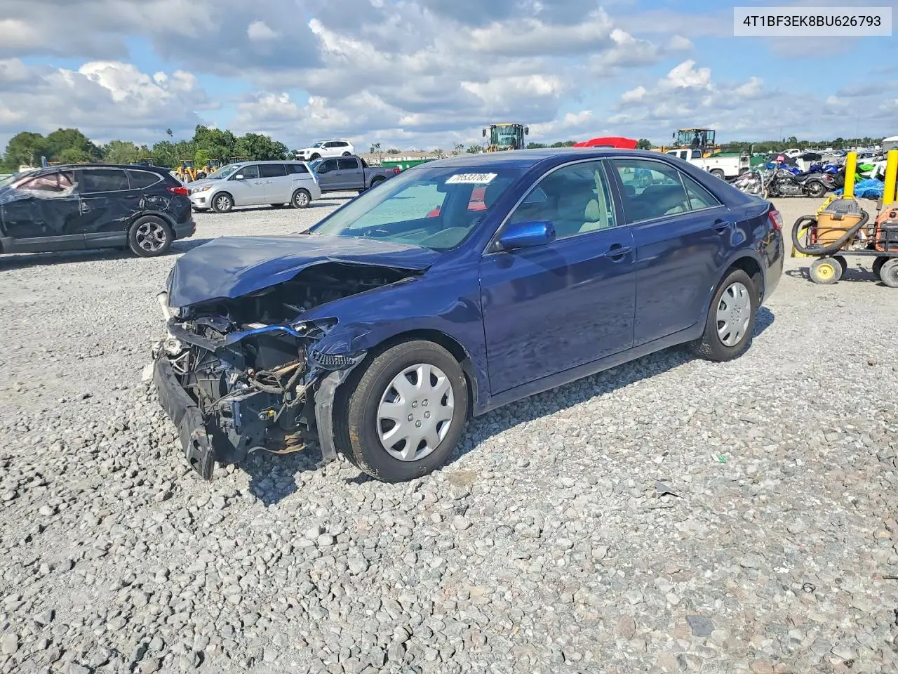 TOYOTA CAMRY 2011, VIN 4T1BF3EK8BU626793