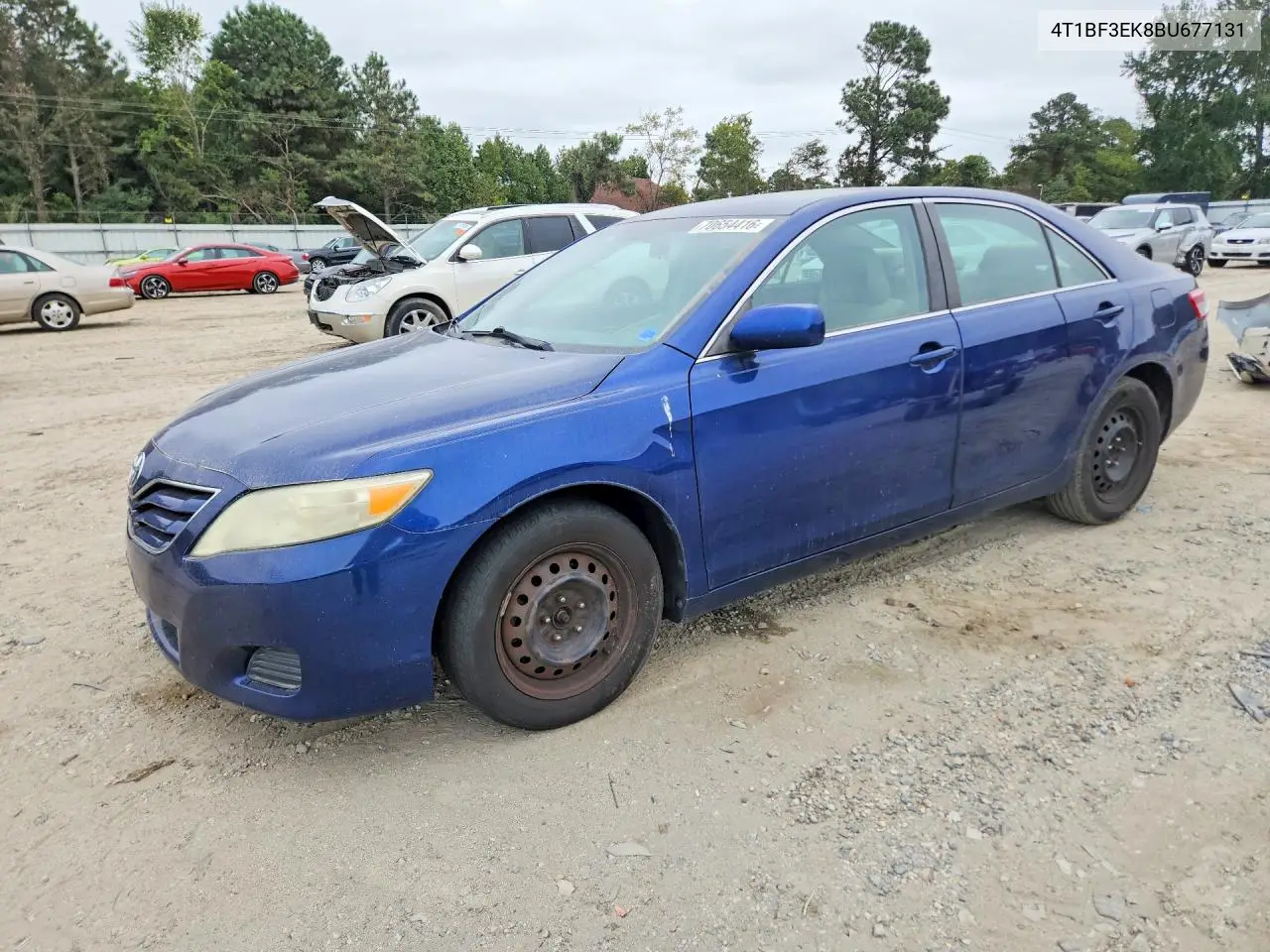 TOYOTA CAMRY 2011, VIN 4T1BF3EK8BU677131