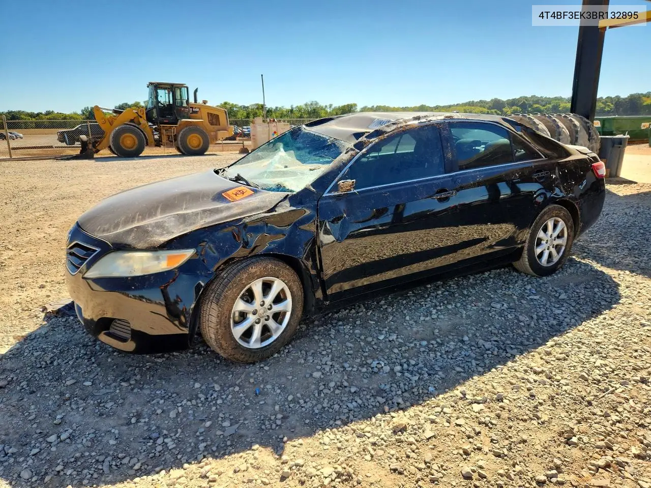 TOYOTA CAMRY 2011, VIN 4T4BF3EK3BR132895