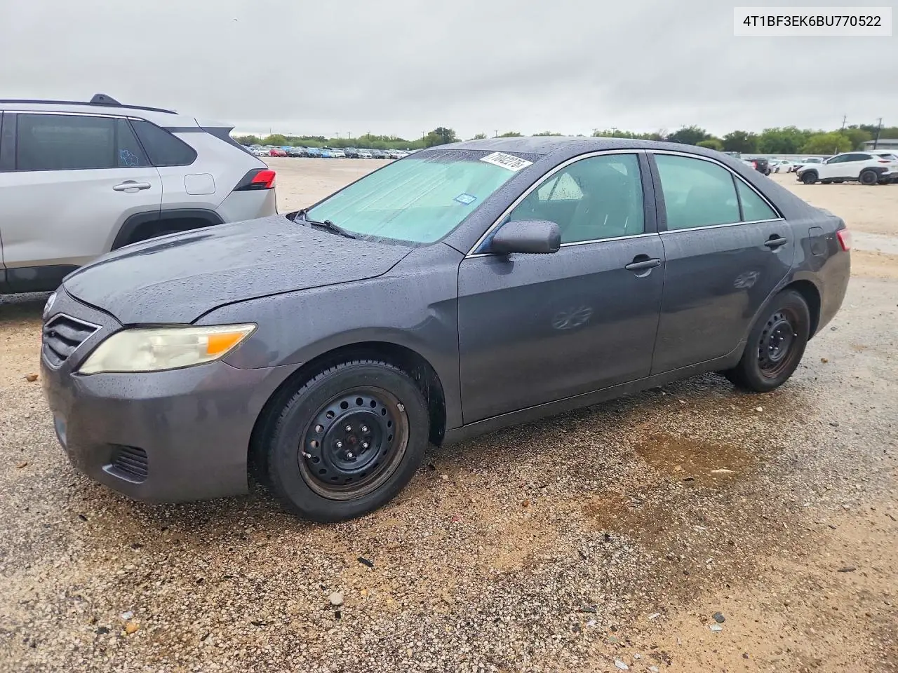 TOYOTA CAMRY 2011, VIN 4T1BF3EK6BU770522