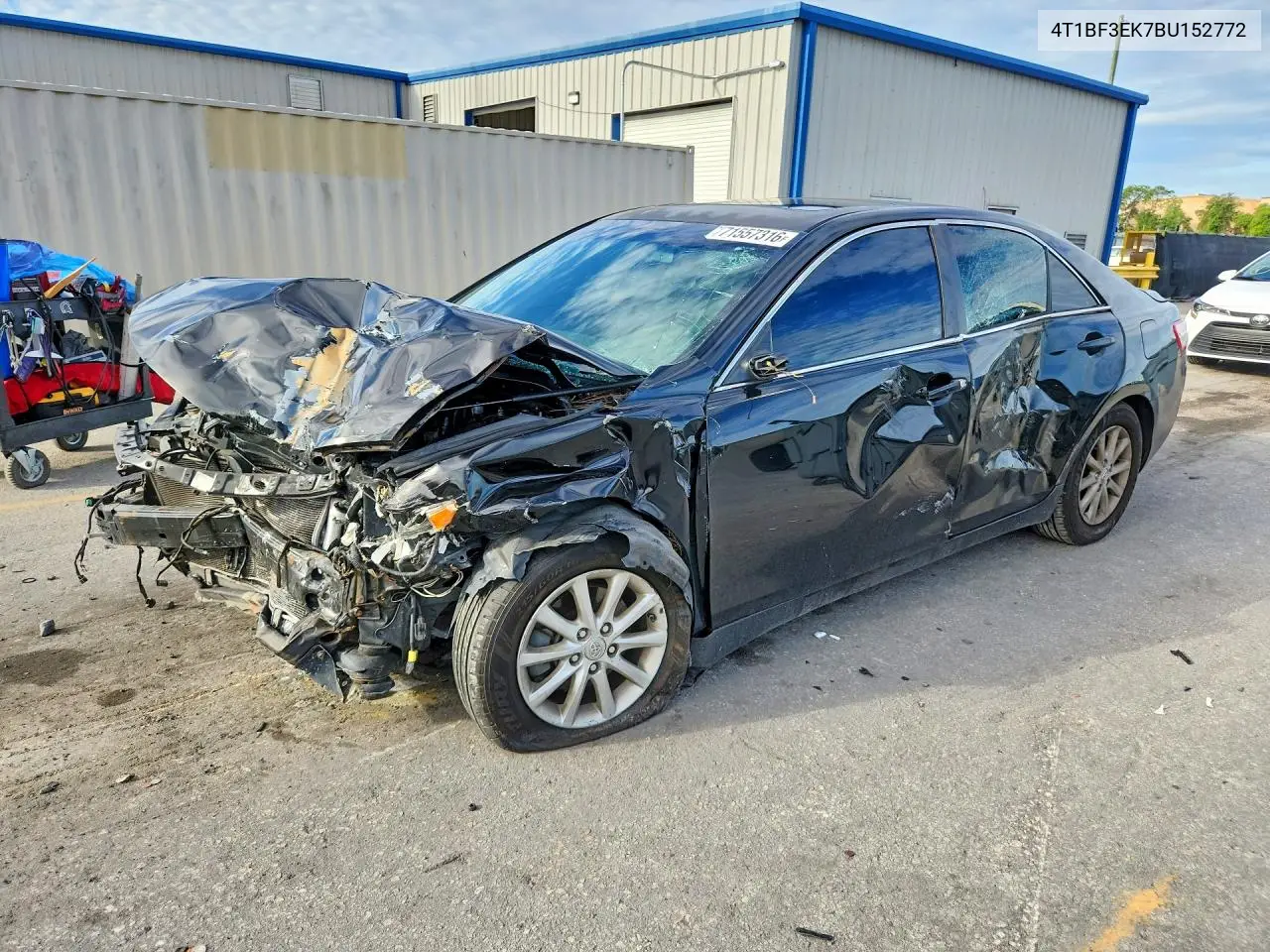 TOYOTA CAMRY 2011, VIN 4T1BF3EK7BU152772