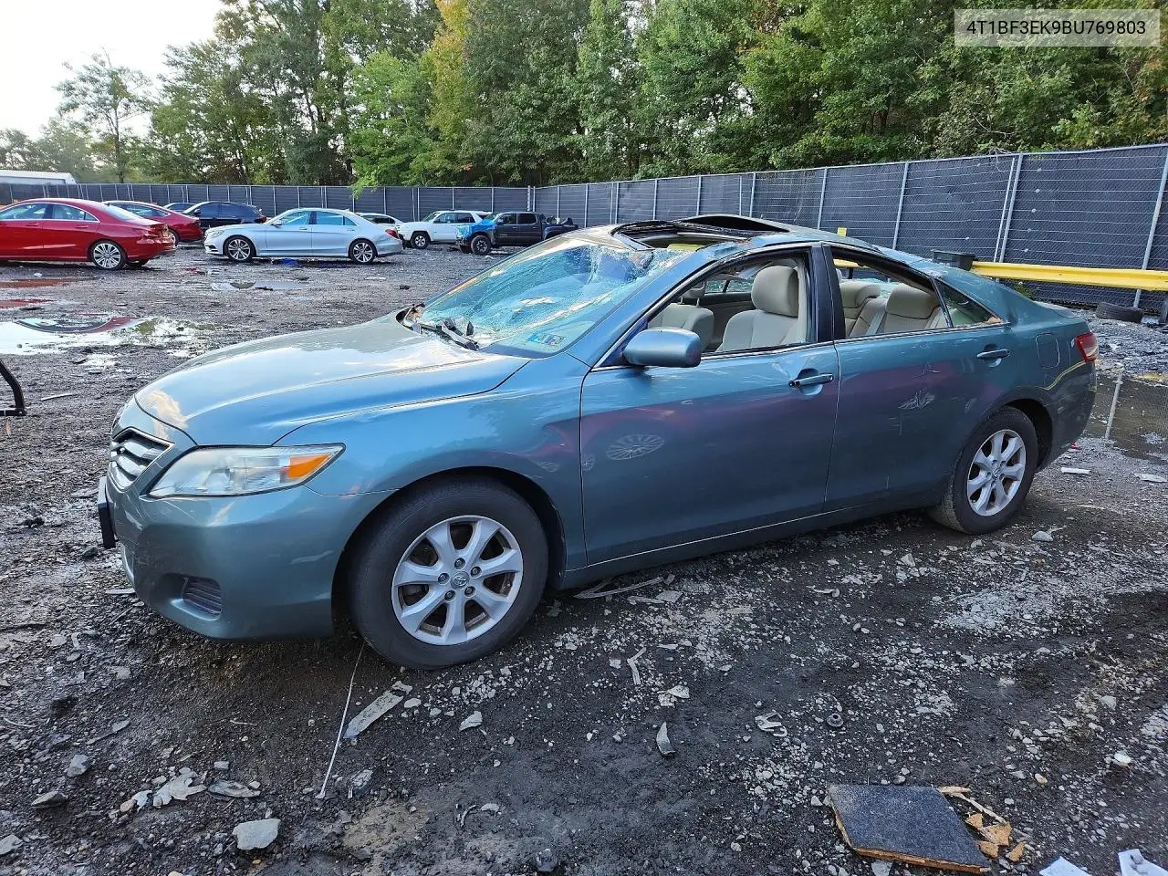 TOYOTA CAMRY 2011, VIN 4T1BF3EK9BU769803