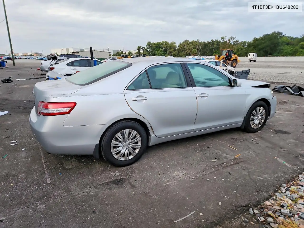 2011 TOYOTA CAMRY VIN 4T1BF3EK1BU648280 — фото 3