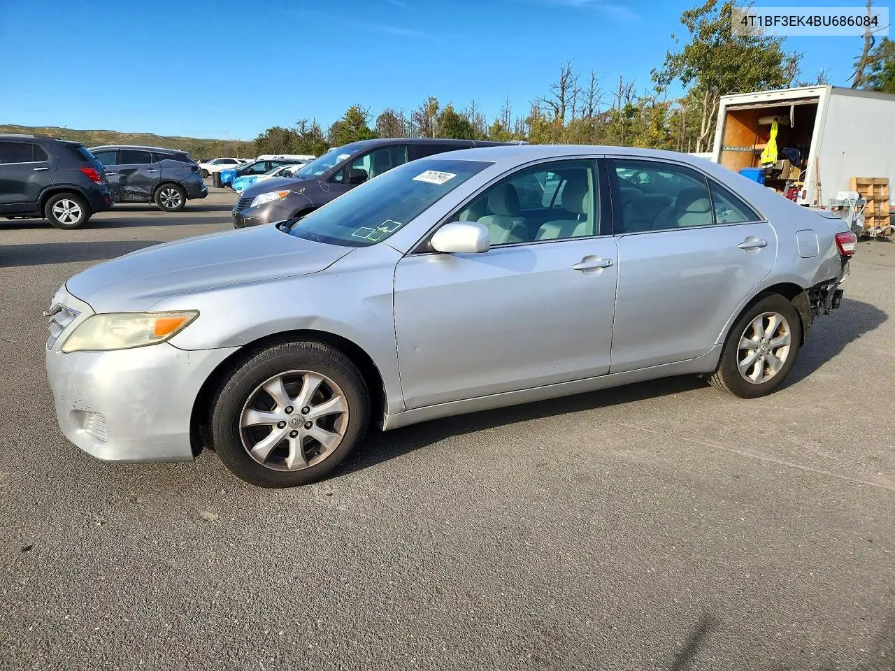 TOYOTA CAMRY 2011, VIN 4T1BF3EK4BU686084