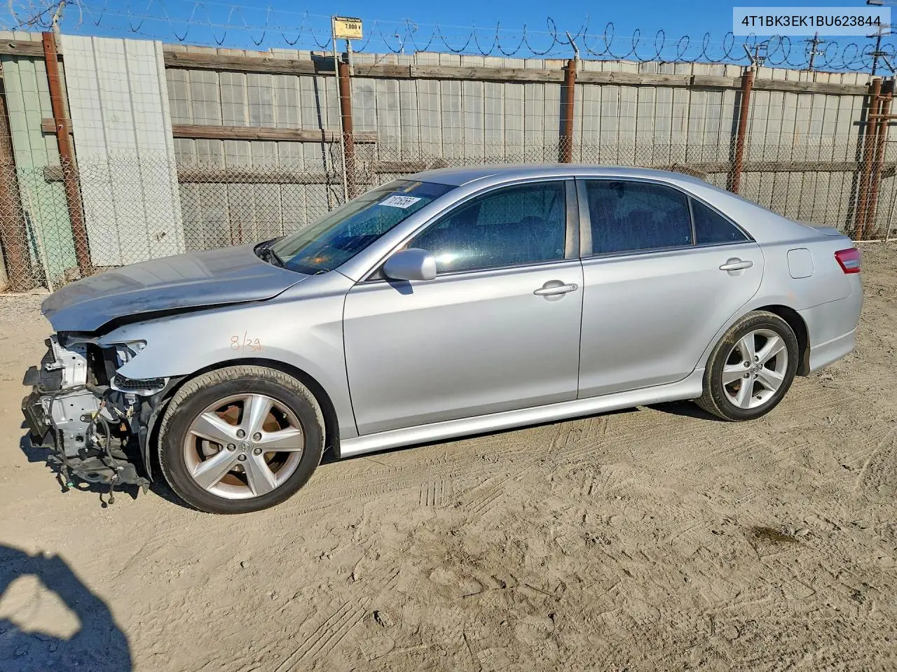 TOYOTA CAMRY 2011, VIN 4T1BK3EK1BU623844