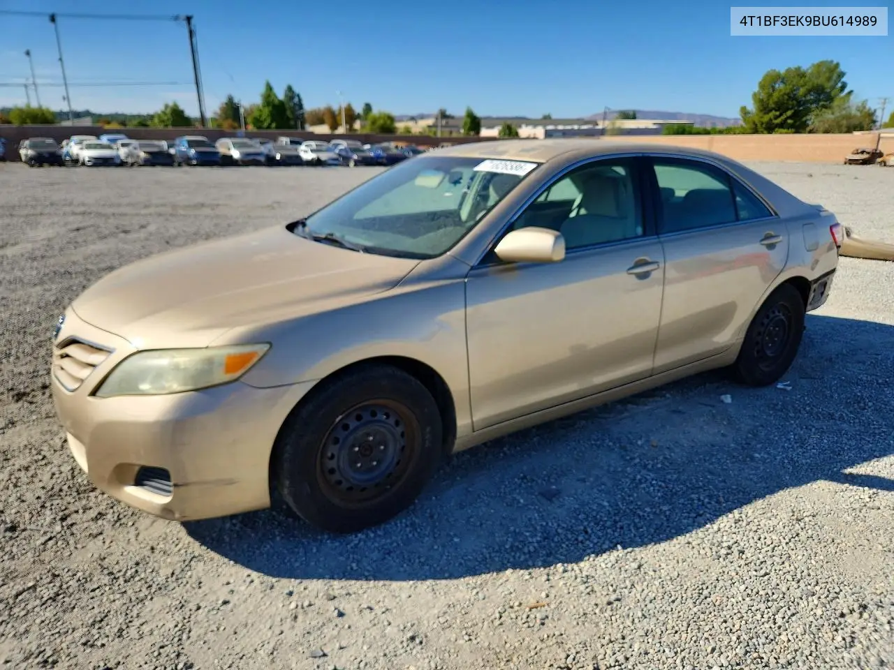 TOYOTA CAMRY 2011, VIN 4T1BF3EK9BU614989