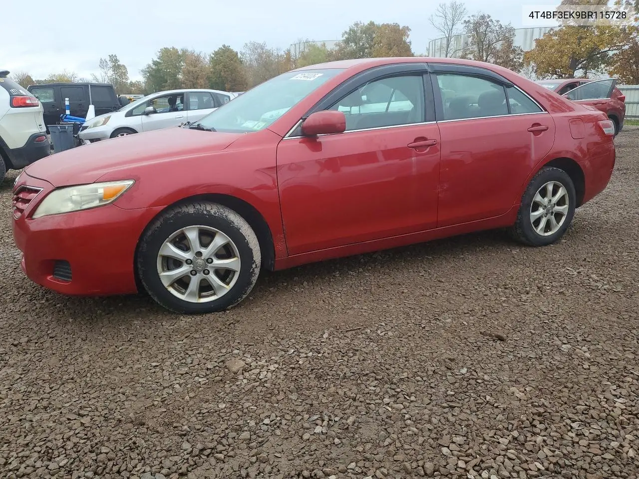 TOYOTA CAMRY 2011, VIN 4T4BF3EK9BR115728
