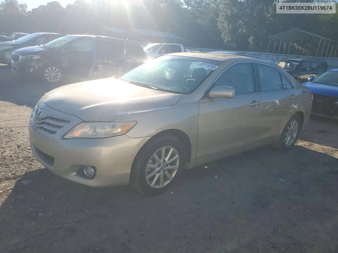TOYOTA CAMRY 2011, VIN 4T1BK3EK2BU119674