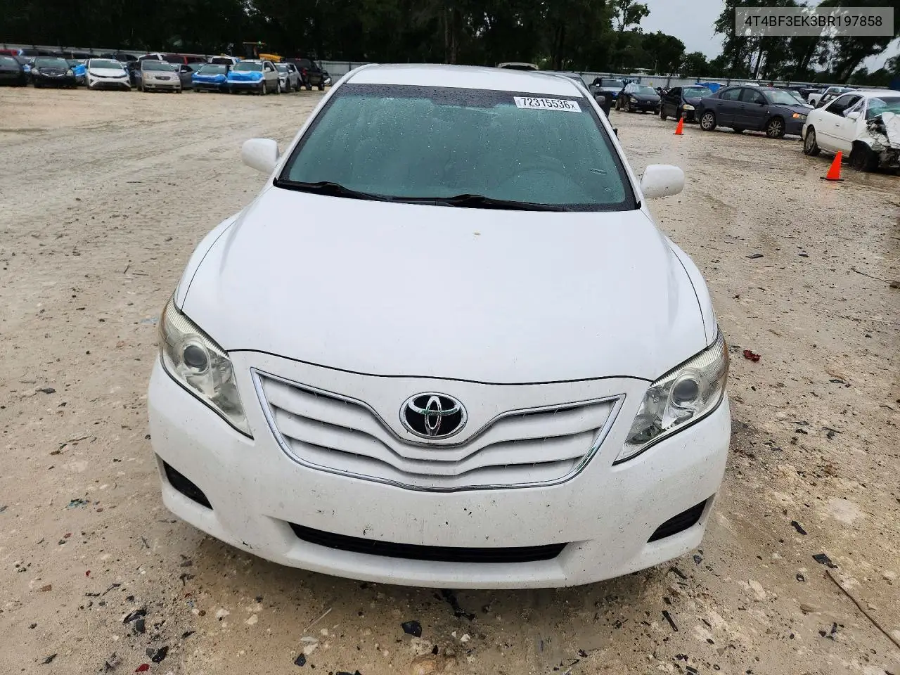 2011 TOYOTA CAMRY VIN 4T4BF3EK3BR197858 — фото 5