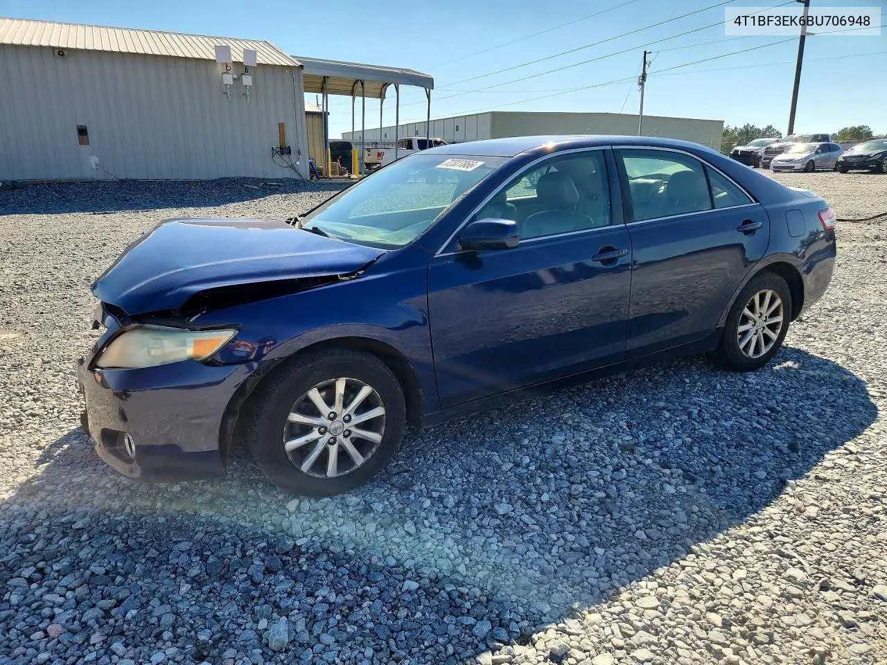 TOYOTA CAMRY 2011, VIN 4T1BF3EK6BU706948