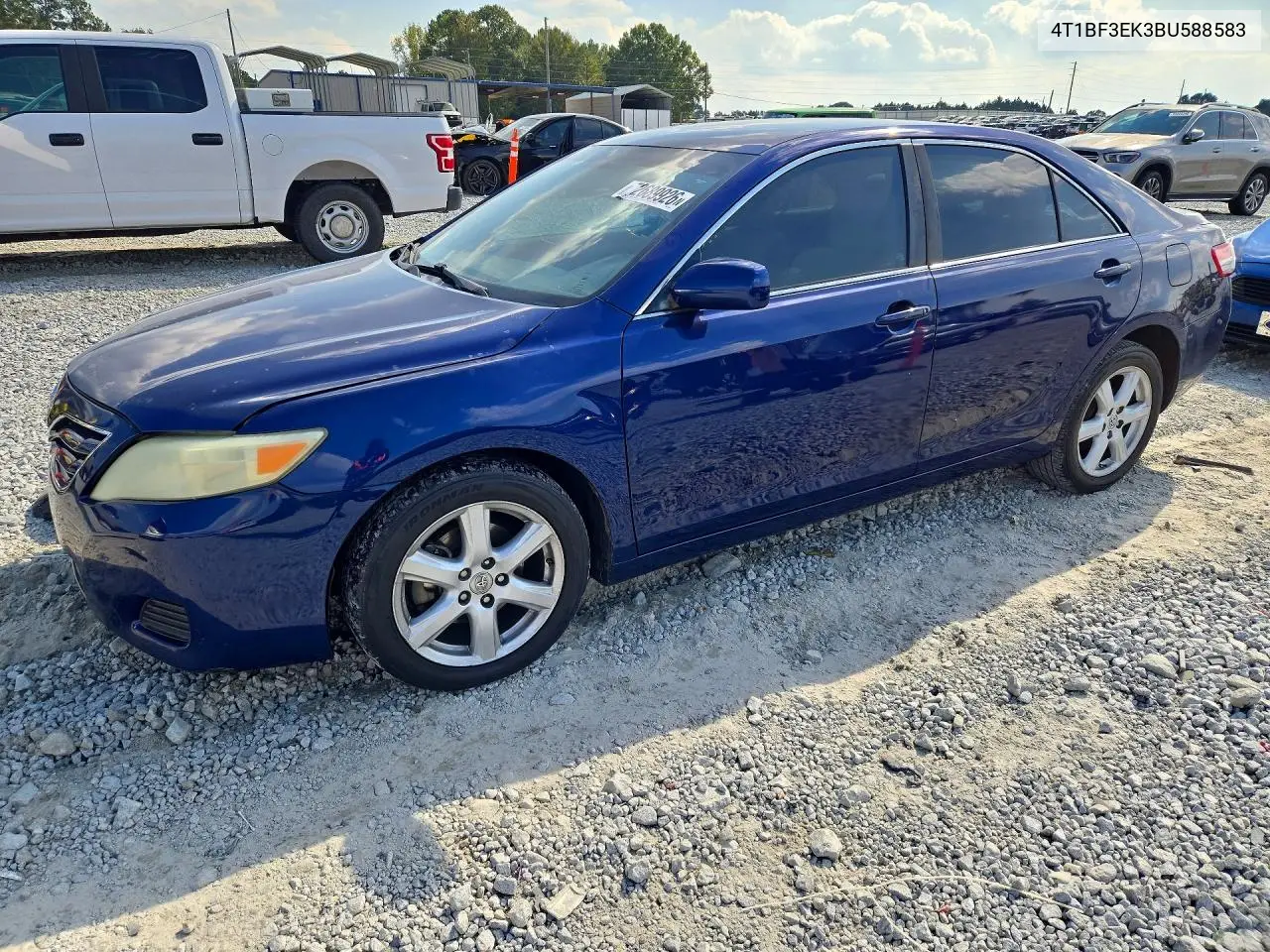 TOYOTA CAMRY 2011, VIN 4T1BF3EK3BU588583