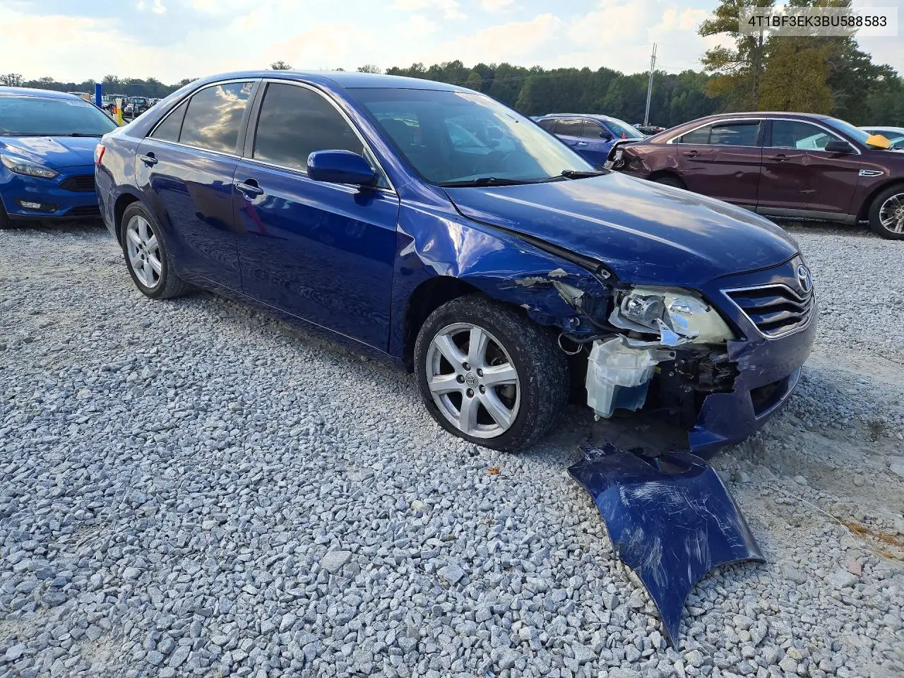 2011 TOYOTA CAMRY VIN 4T1BF3EK3BU588583 — фото 4