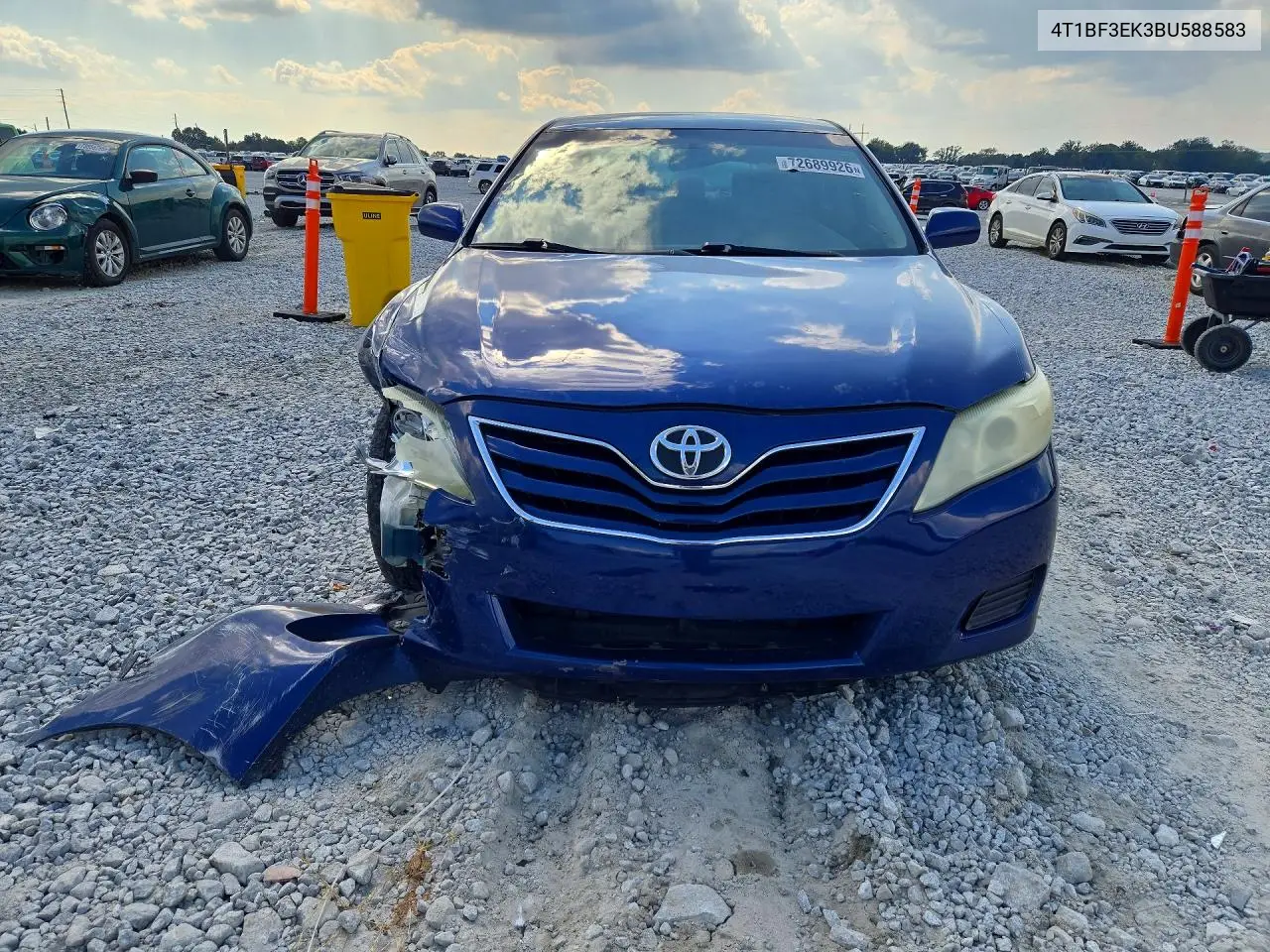 2011 TOYOTA CAMRY VIN 4T1BF3EK3BU588583 — фото 5