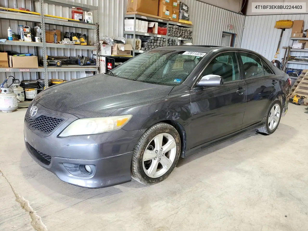 TOYOTA CAMRY 2011, VIN 4T1BF3EK8BU224403