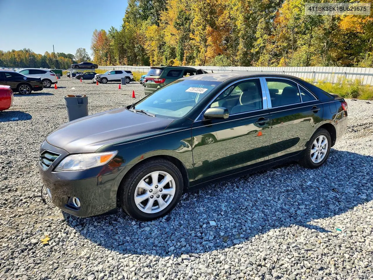 TOYOTA CAMRY 2011, VIN 4T1BK3EK1BU629675