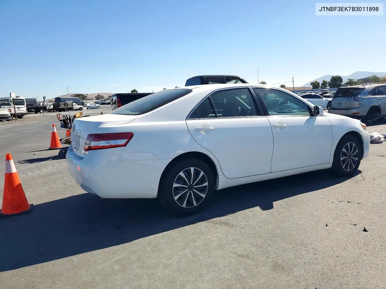 TOYOTA CAMRY 2011, VIN JTNBF3EK7B3011898