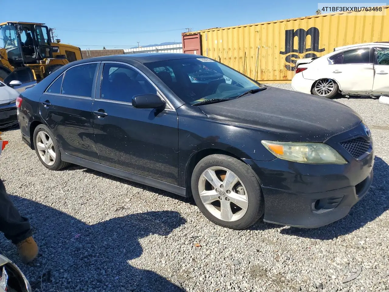 2011 TOYOTA CAMRY VIN 4T1BF3EKXBU763458 — фото 4