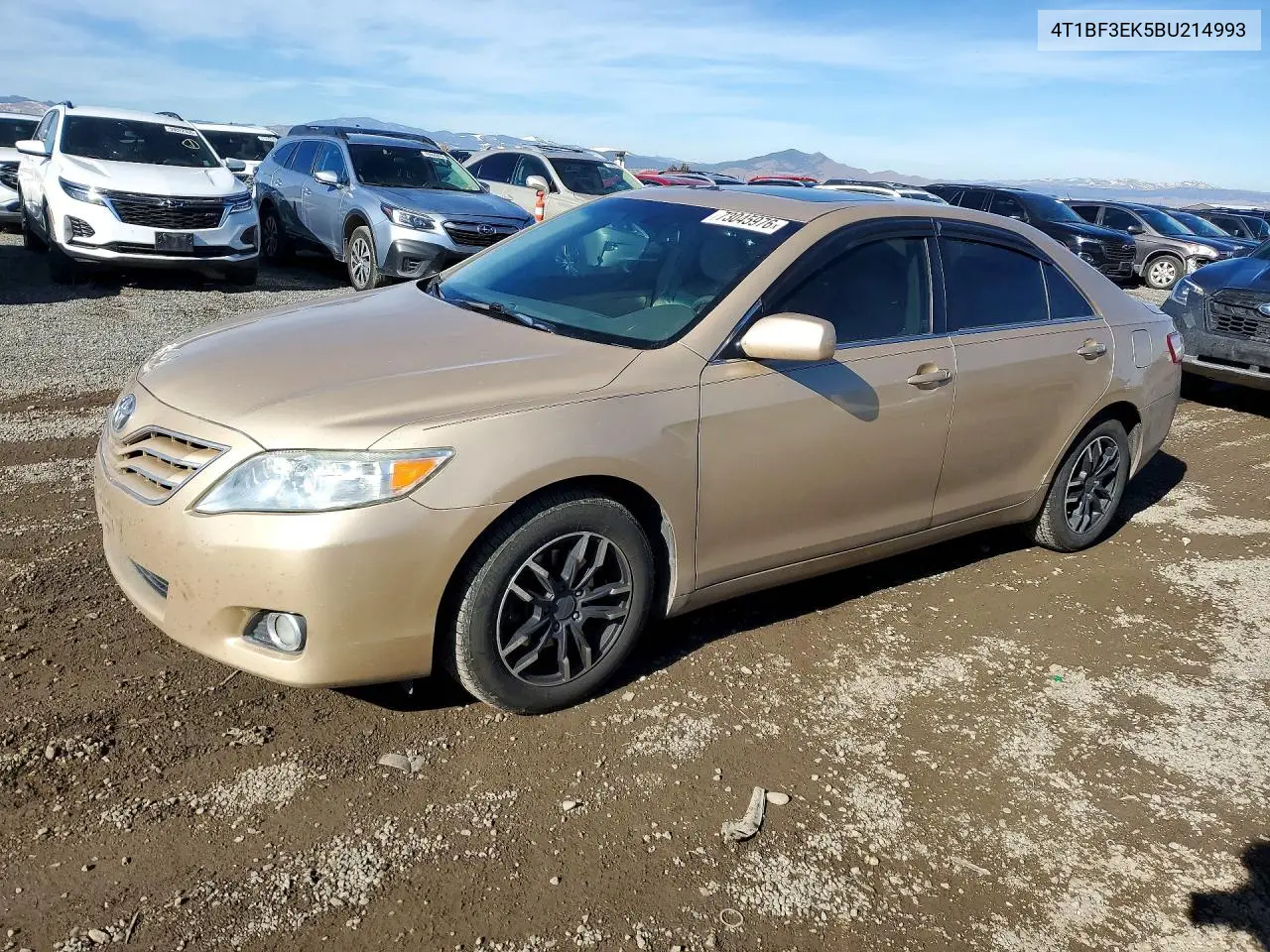 TOYOTA CAMRY 2011, VIN 4T1BF3EK5BU214993