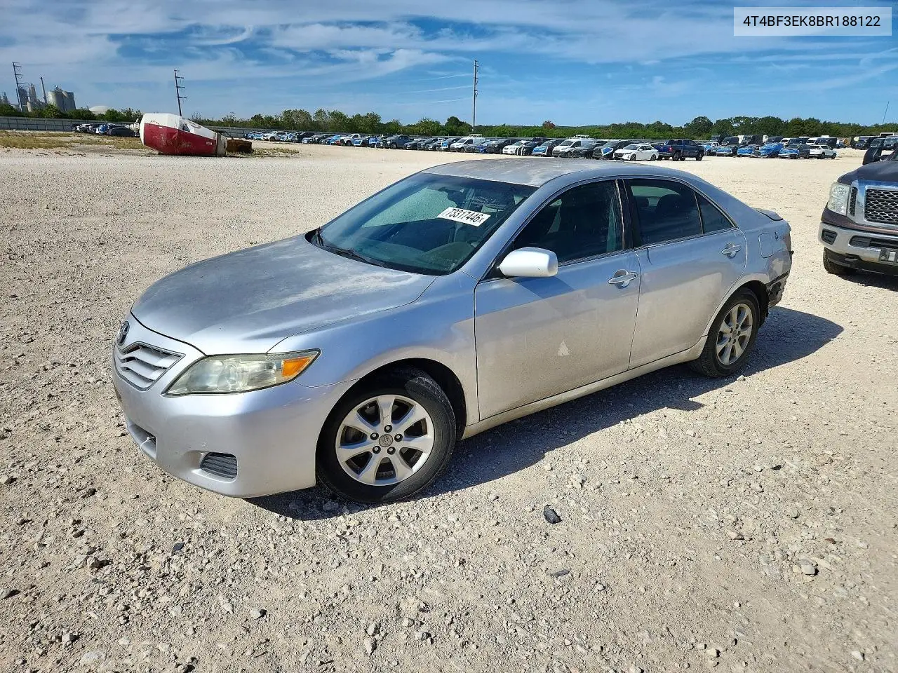 TOYOTA CAMRY 2011, VIN 4T4BF3EK8BR188122