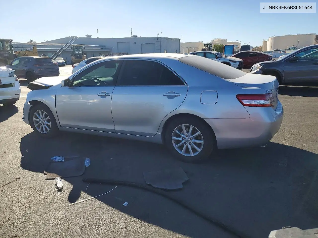 2011 TOYOTA CAMRY VIN JTNBK3EK6B3051644 — фото 2