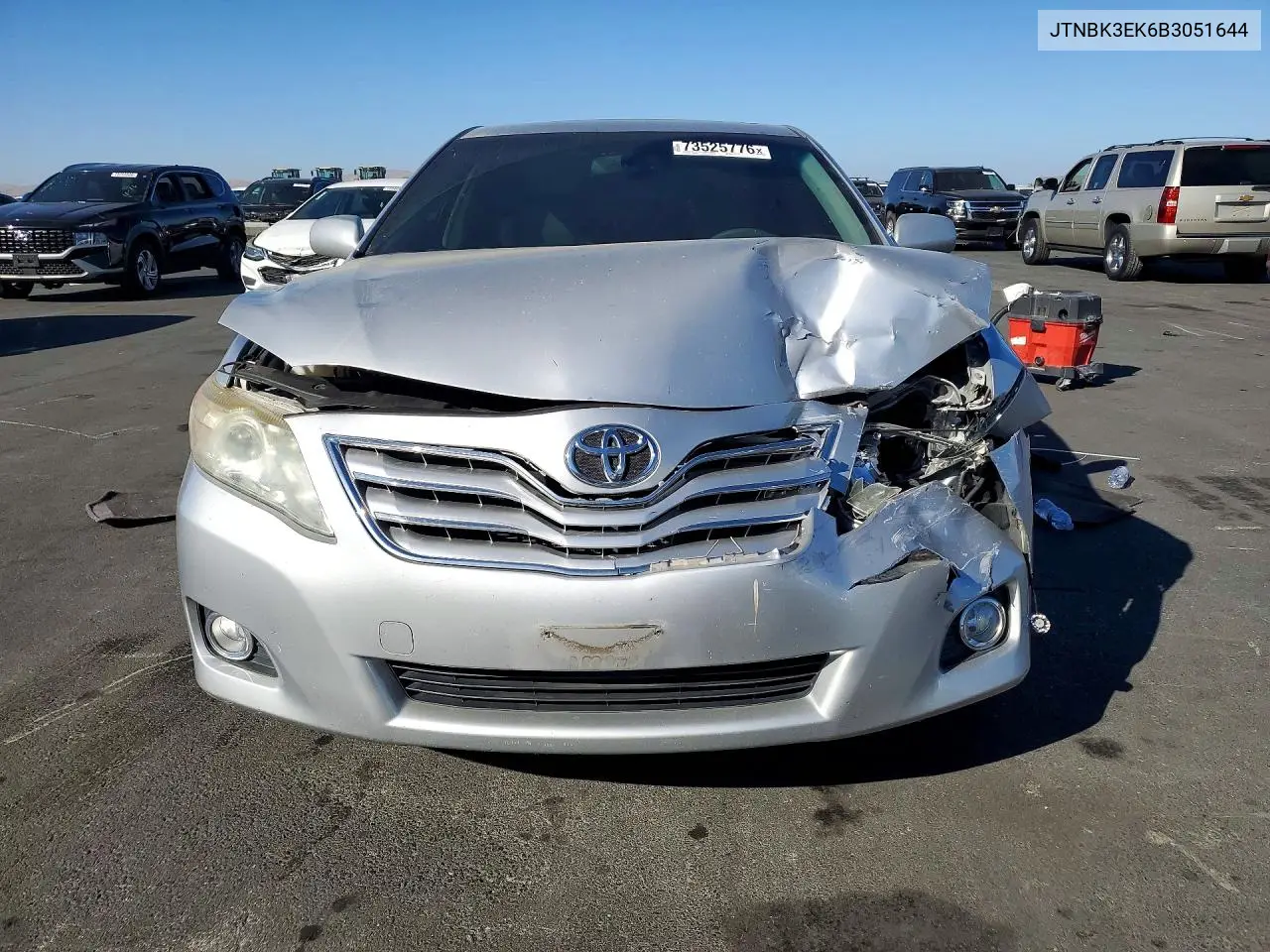 2011 TOYOTA CAMRY VIN JTNBK3EK6B3051644 — фото 5