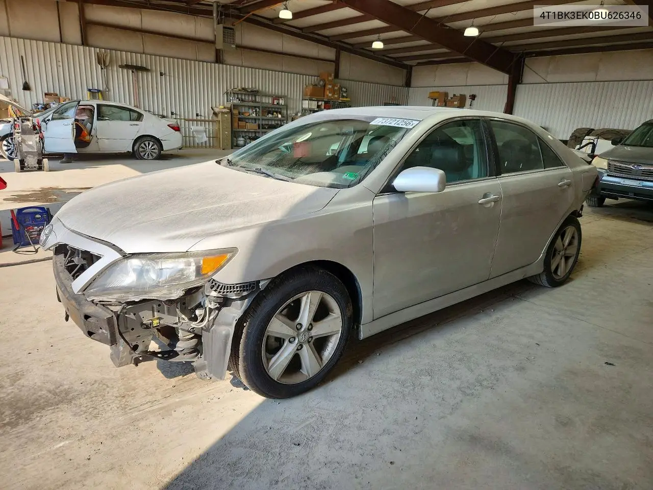 TOYOTA CAMRY 2011, VIN 4T1BK3EK0BU626346