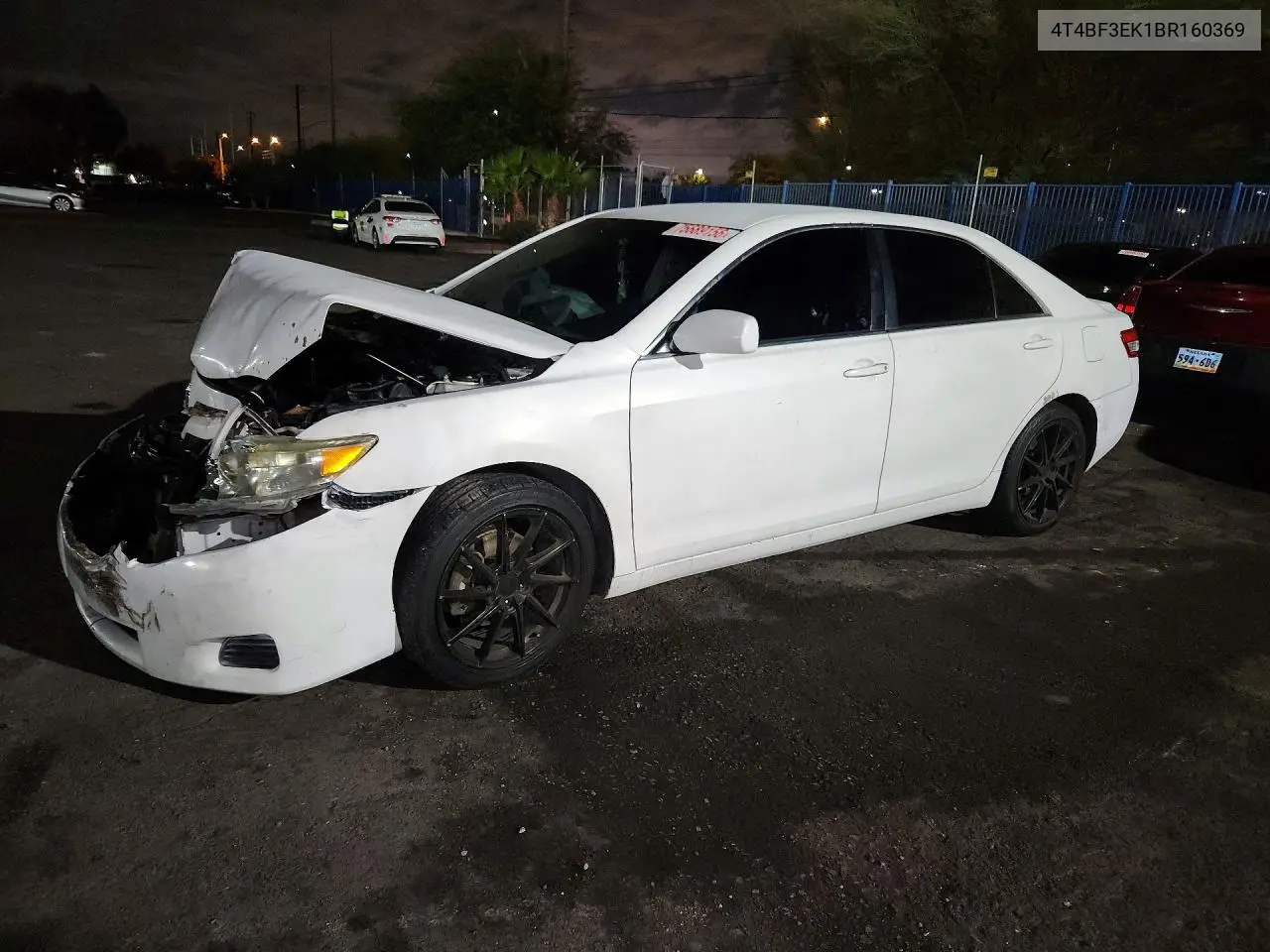 TOYOTA CAMRY 2011, VIN 4T4BF3EK1BR160369
