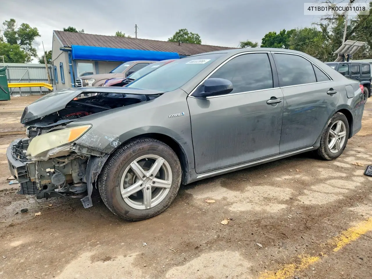 TOYOTA CAMRY 2012, VIN 4T1BD1FK0CU011018