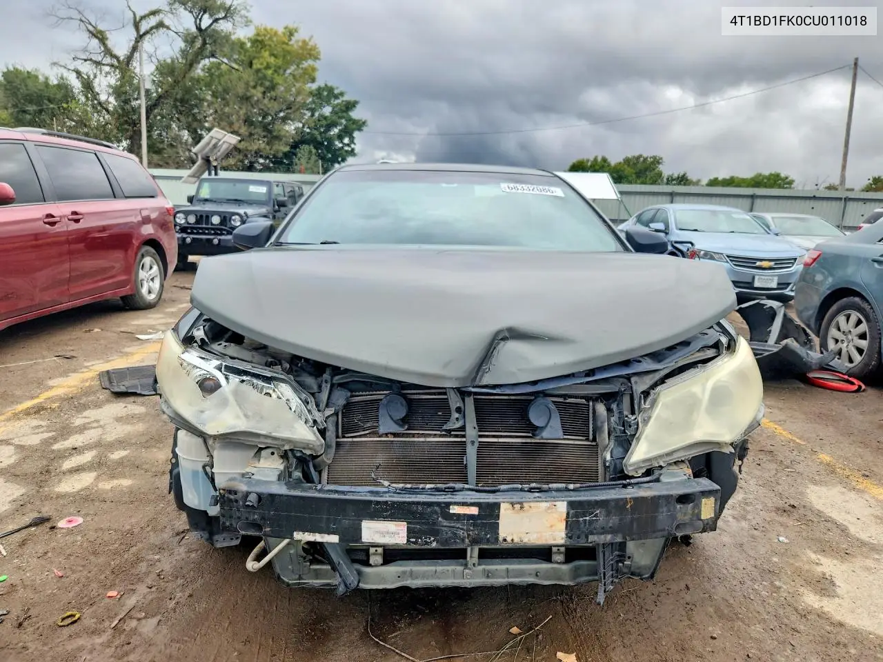 2012 TOYOTA CAMRY VIN 4T1BD1FK0CU011018 — фото 5