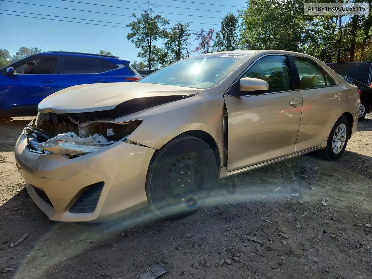 TOYOTA CAMRY 2012, VIN 4T1BF1FK0CU056115