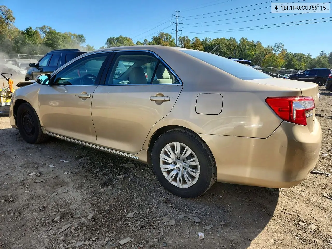 2012 TOYOTA CAMRY VIN 4T1BF1FK0CU056115 — фото 2