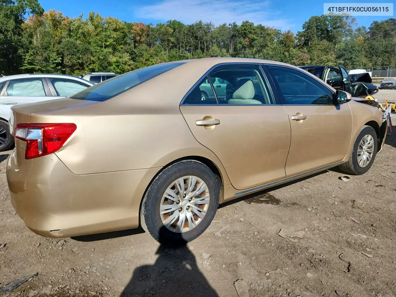 2012 TOYOTA CAMRY VIN 4T1BF1FK0CU056115 — фото 3