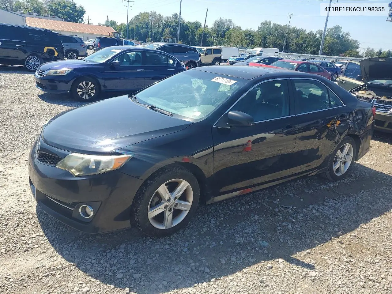TOYOTA CAMRY 2012, VIN 4T1BF1FK6CU198355