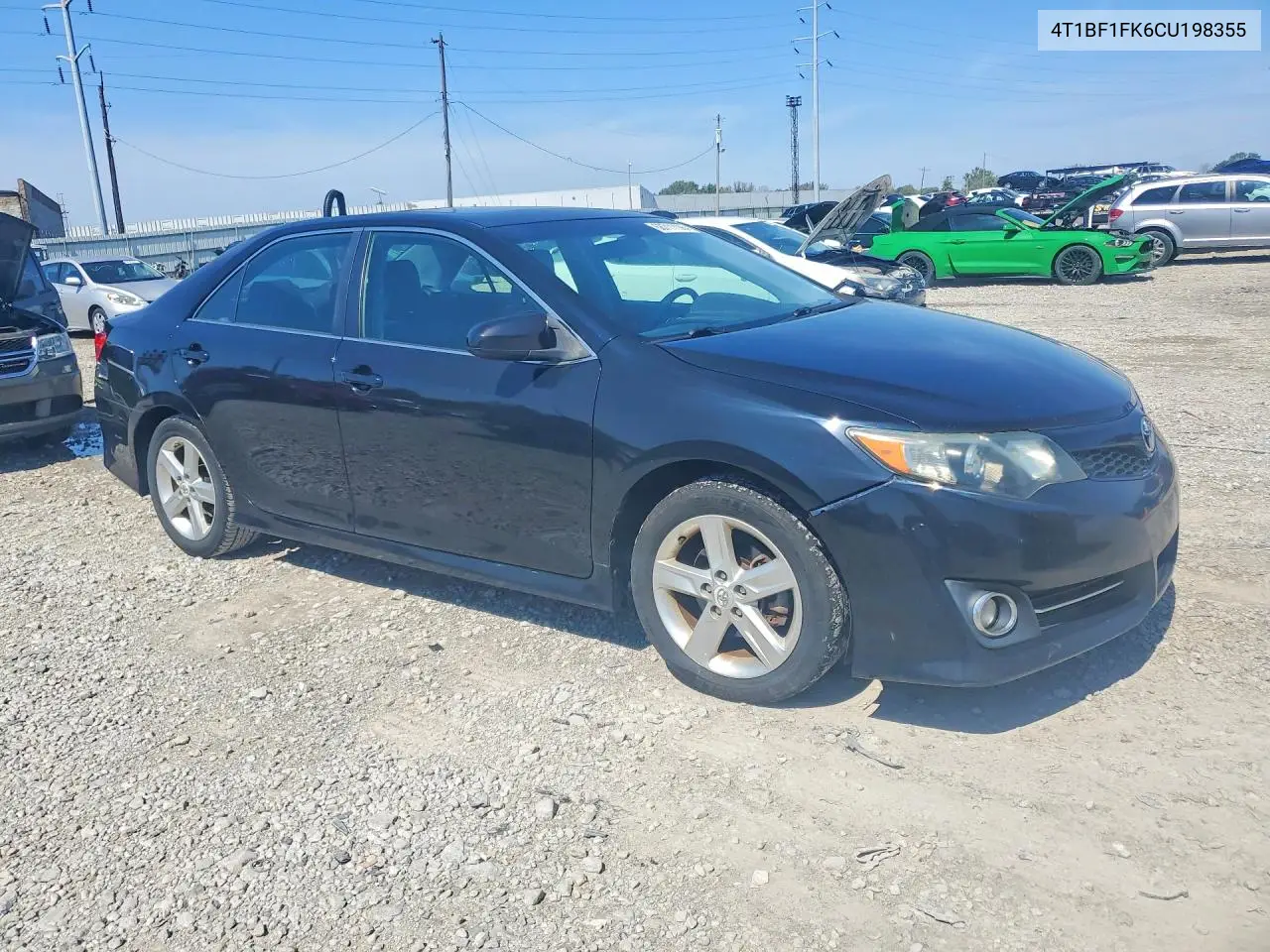 2012 TOYOTA CAMRY VIN 4T1BF1FK6CU198355 — фото 4