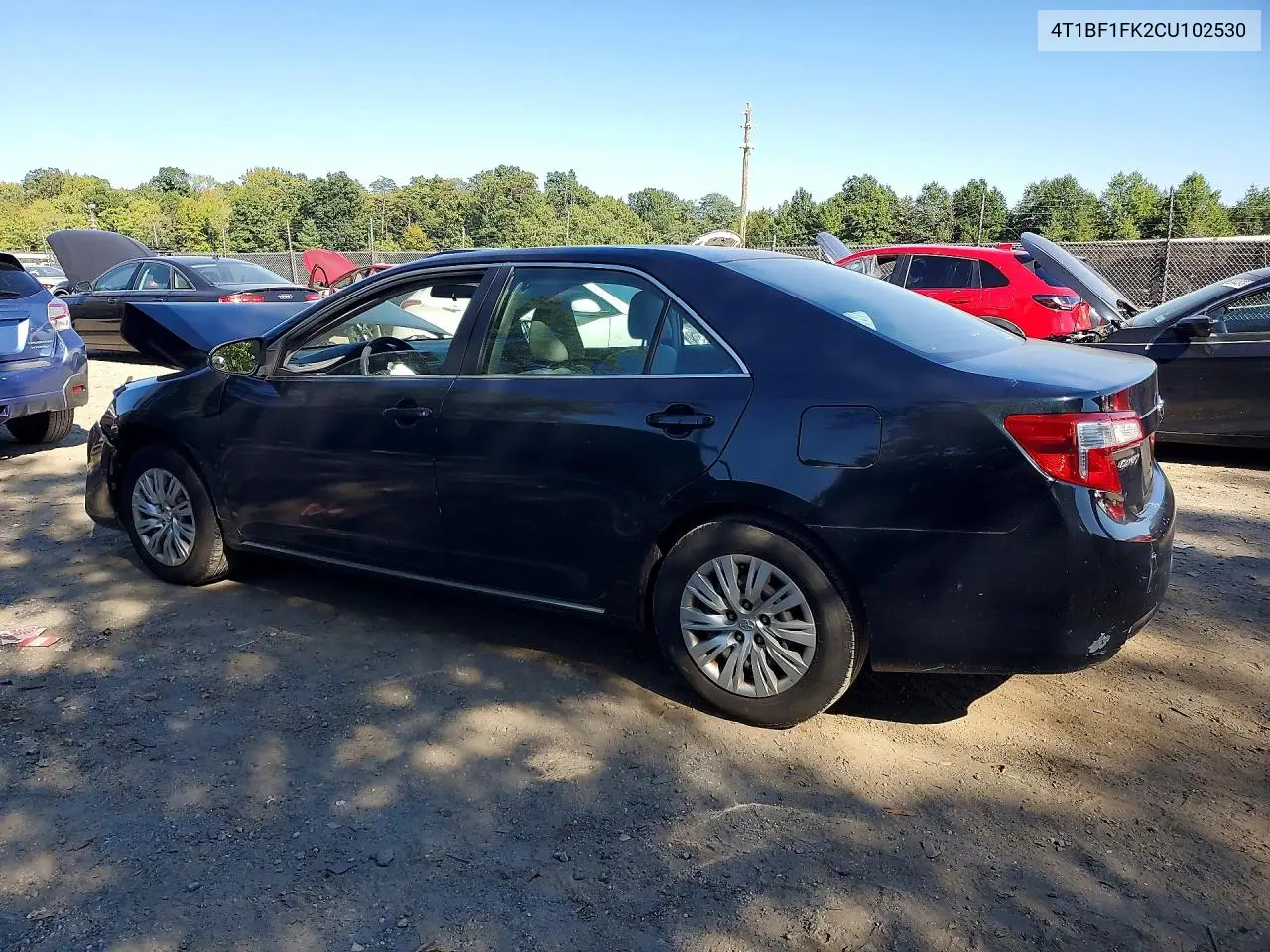 2012 TOYOTA CAMRY VIN 4T1BF1FK2CU102530 — фото 2