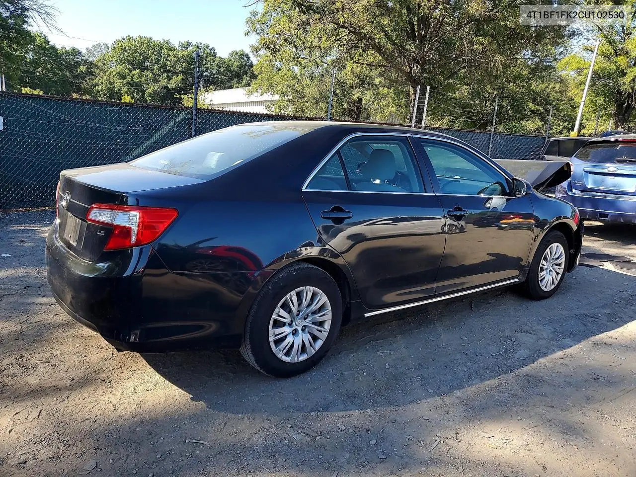 2012 TOYOTA CAMRY VIN 4T1BF1FK2CU102530 — фото 3