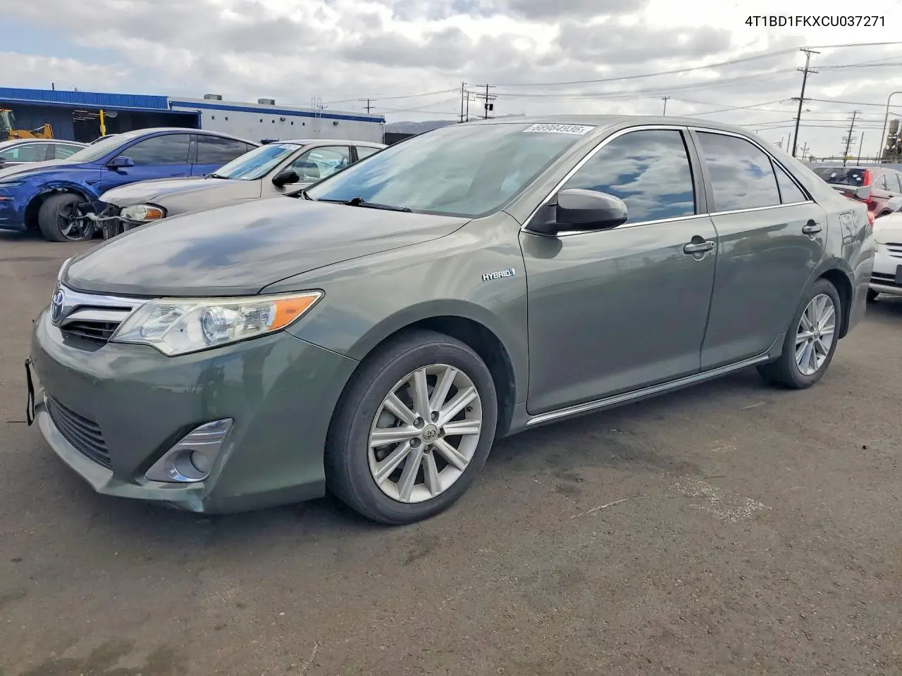 TOYOTA CAMRY 2012, VIN 4T1BD1FKXCU037271