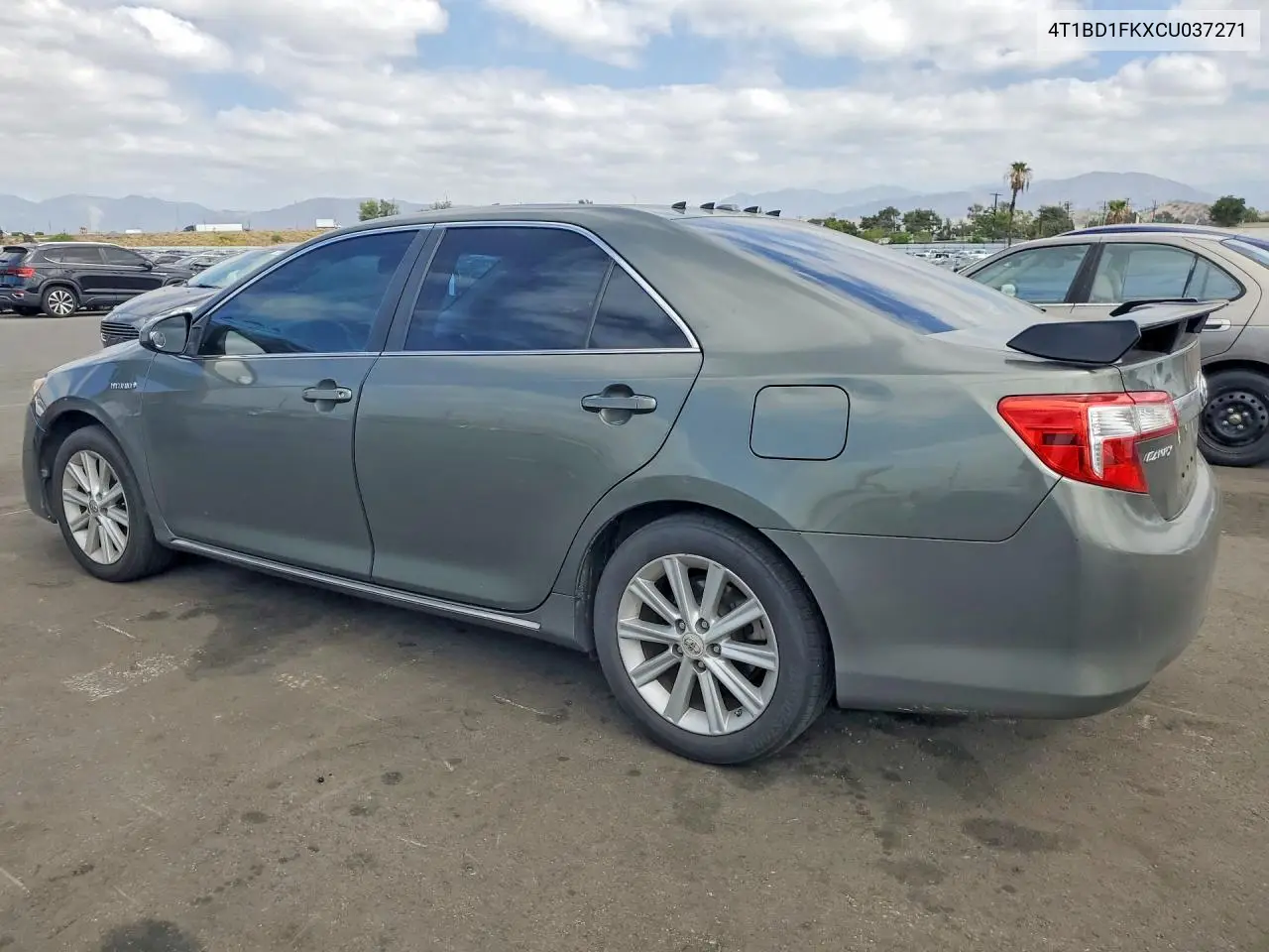 2012 TOYOTA CAMRY VIN 4T1BD1FKXCU037271 — фото 2