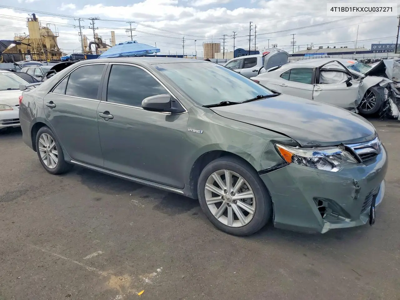 2012 TOYOTA CAMRY VIN 4T1BD1FKXCU037271 — фото 4