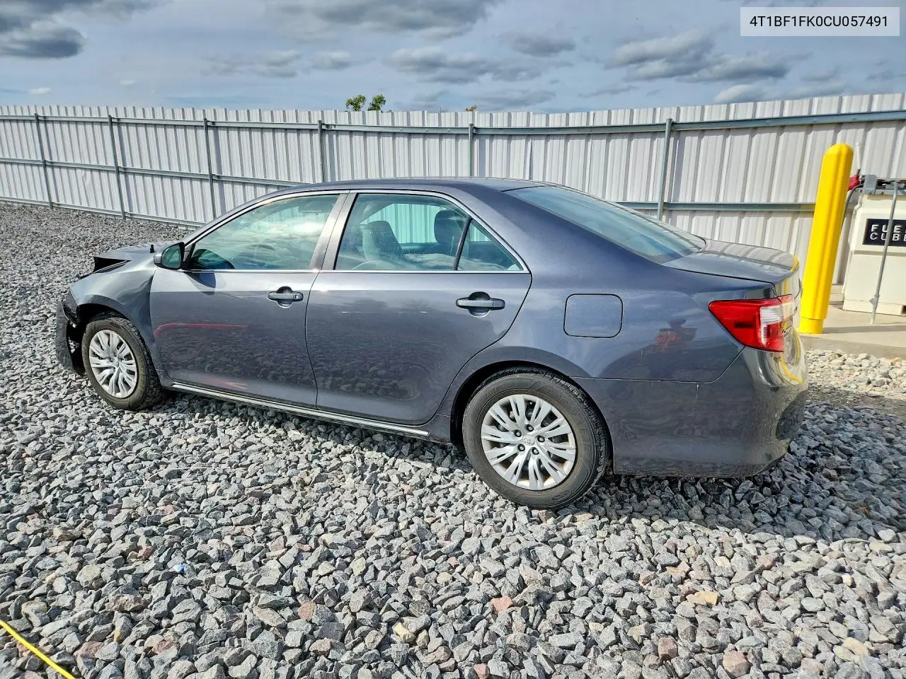 2012 TOYOTA CAMRY VIN 4T1BF1FK0CU057491 — фото 2