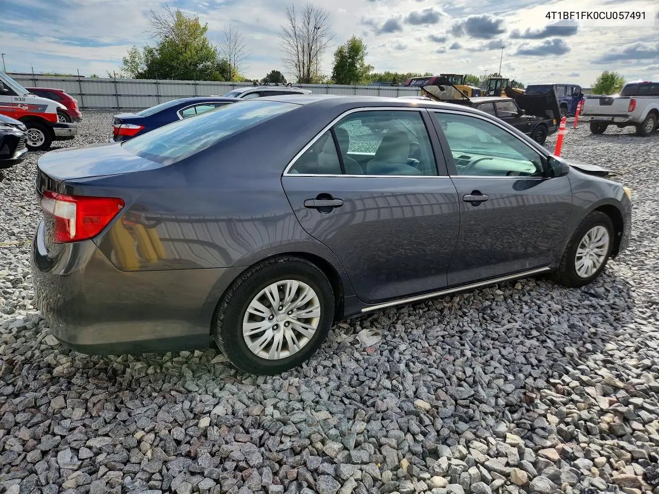 2012 TOYOTA CAMRY VIN 4T1BF1FK0CU057491 — фото 3