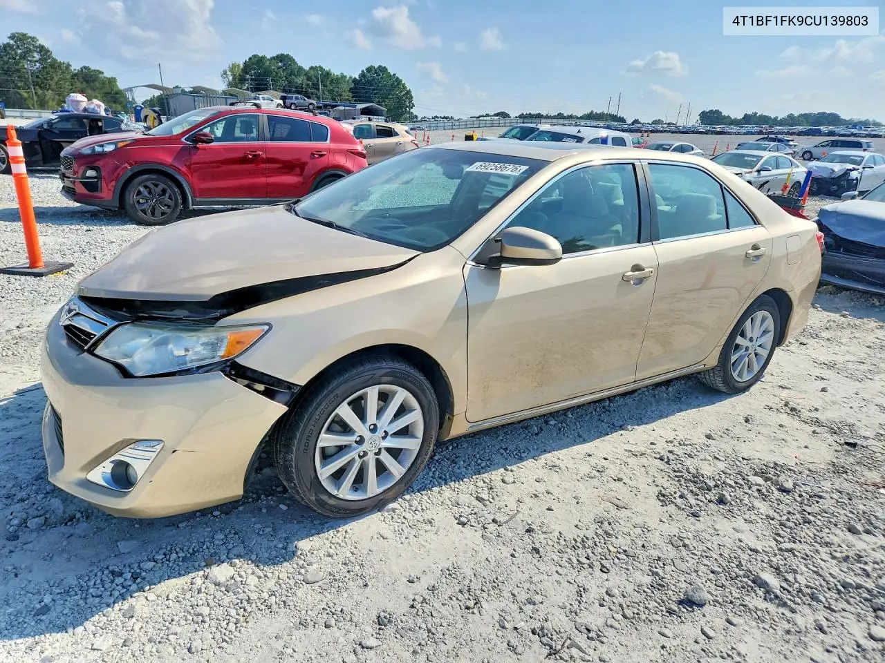 TOYOTA CAMRY 2012, VIN 4T1BF1FK9CU139803