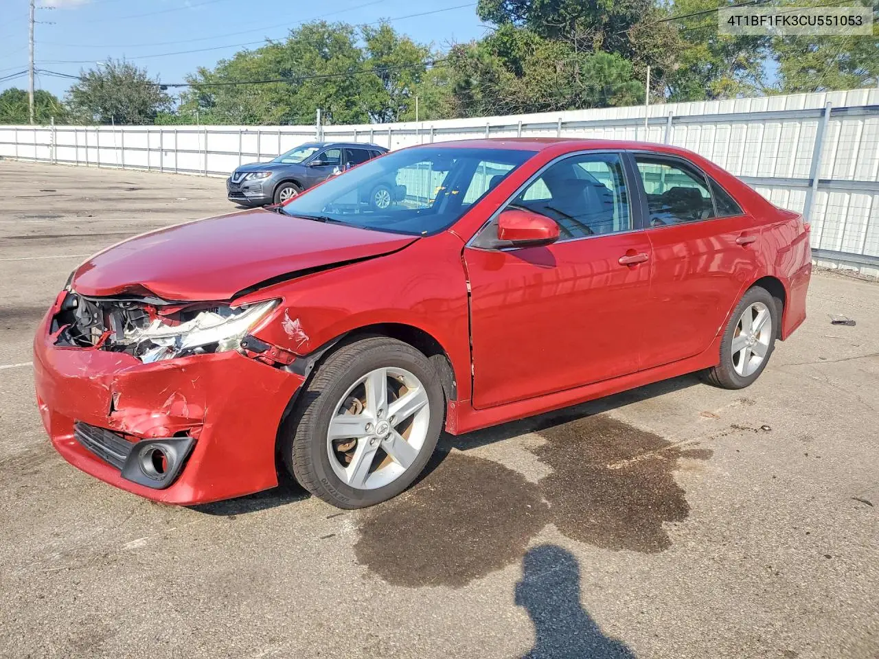 TOYOTA CAMRY 2012, VIN 4T1BF1FK3CU551053