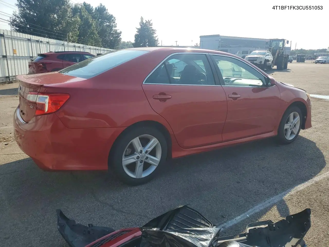 2012 TOYOTA CAMRY VIN 4T1BF1FK3CU551053 — фото 3