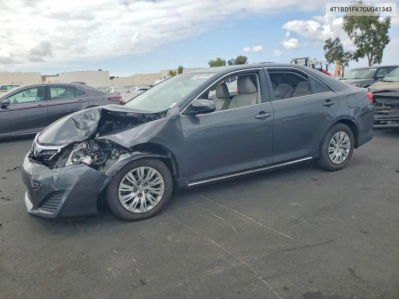 TOYOTA CAMRY 2012, VIN 4T1BD1FK7CU041343