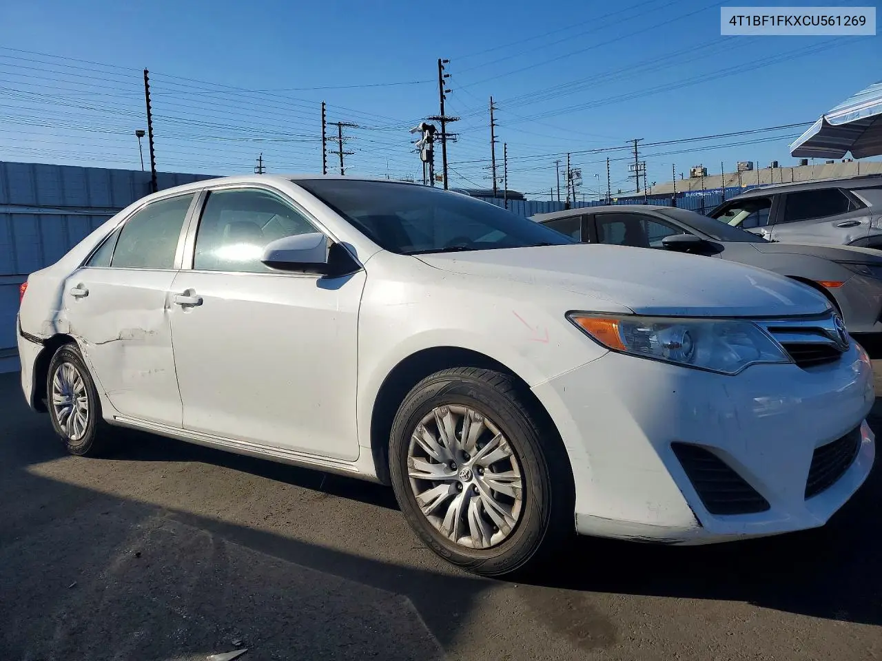2012 TOYOTA CAMRY VIN 4T1BF1FKXCU561269 — фото 4