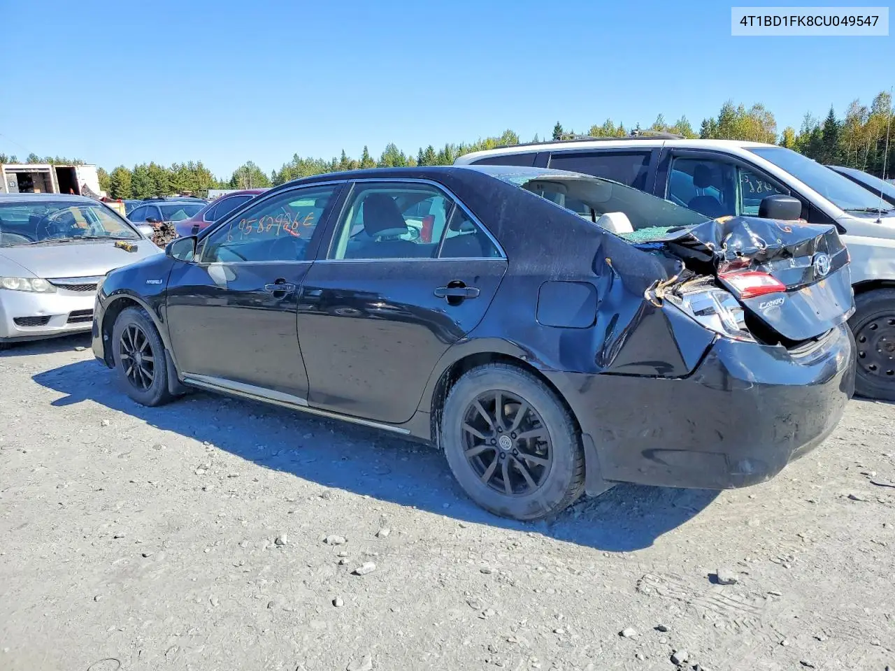 2012 TOYOTA CAMRY VIN 4T1BD1FK8CU049547 — фото 2